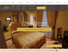 Tablet Screenshot of canovahotelroma.it